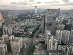 Shenzen view from my hotel room -- definitely not rural!