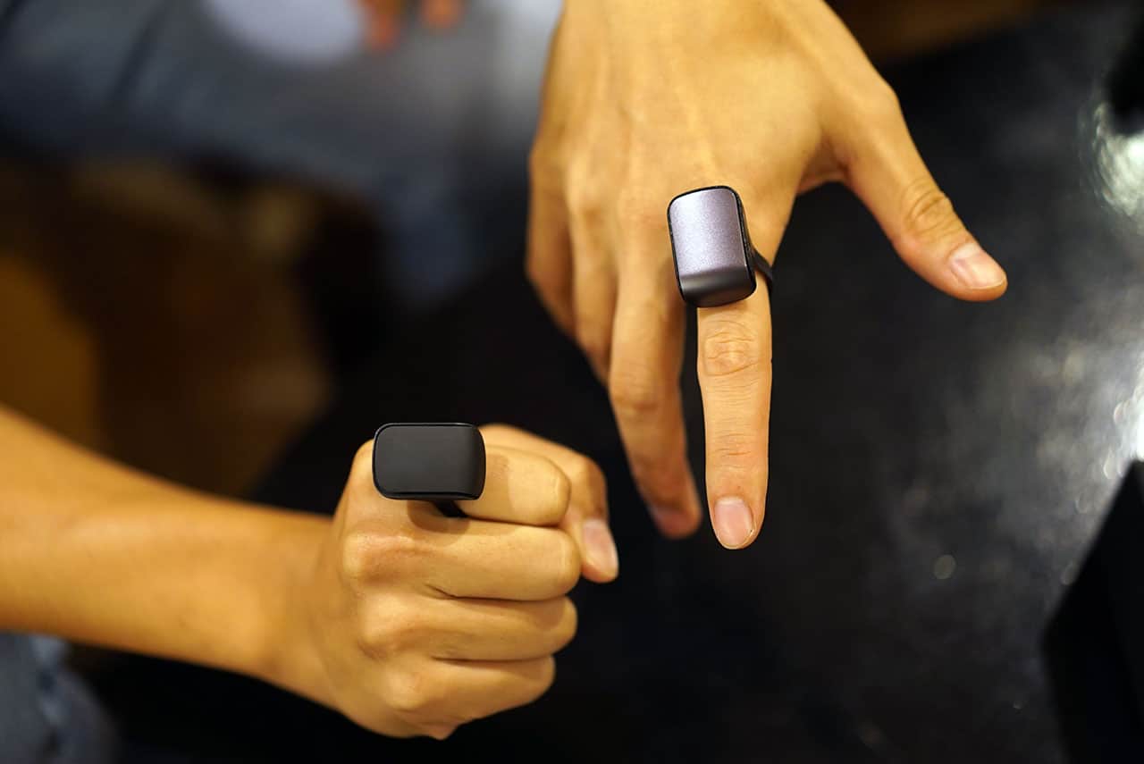 ORII Ring matte black and metallic grey