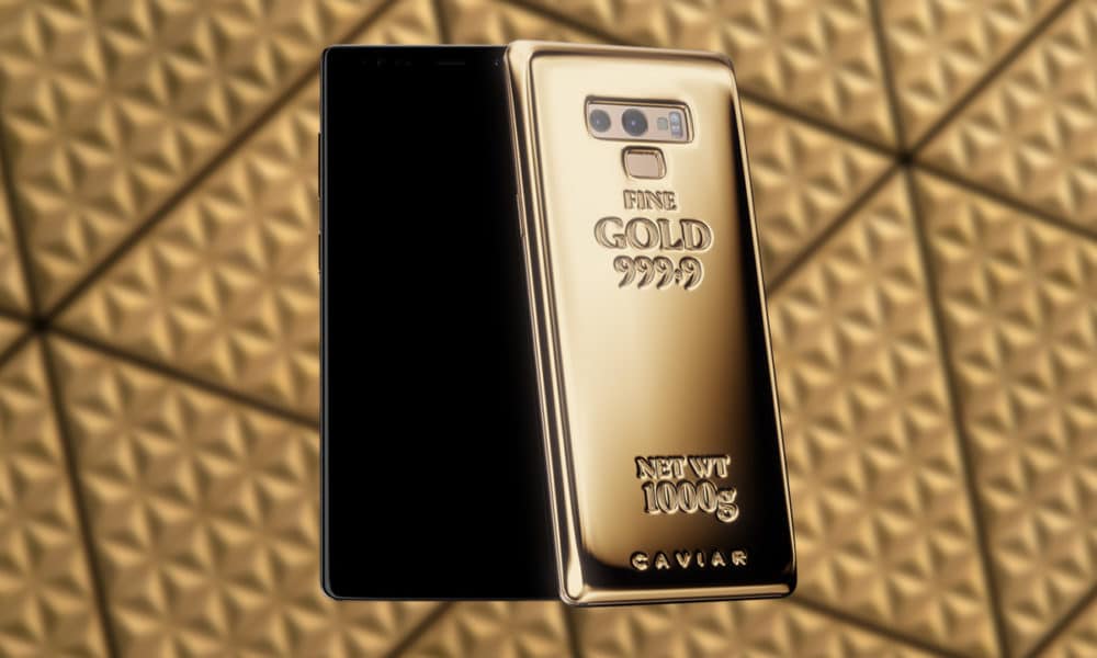 Samsung Galaxy Note 9 gets a luxury treatment with 1kg pure gold plate ...