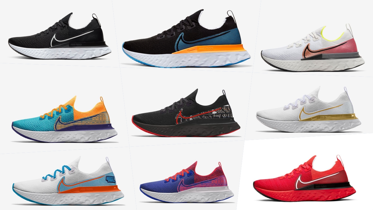 nike react infinity run flyknit 2 colorways