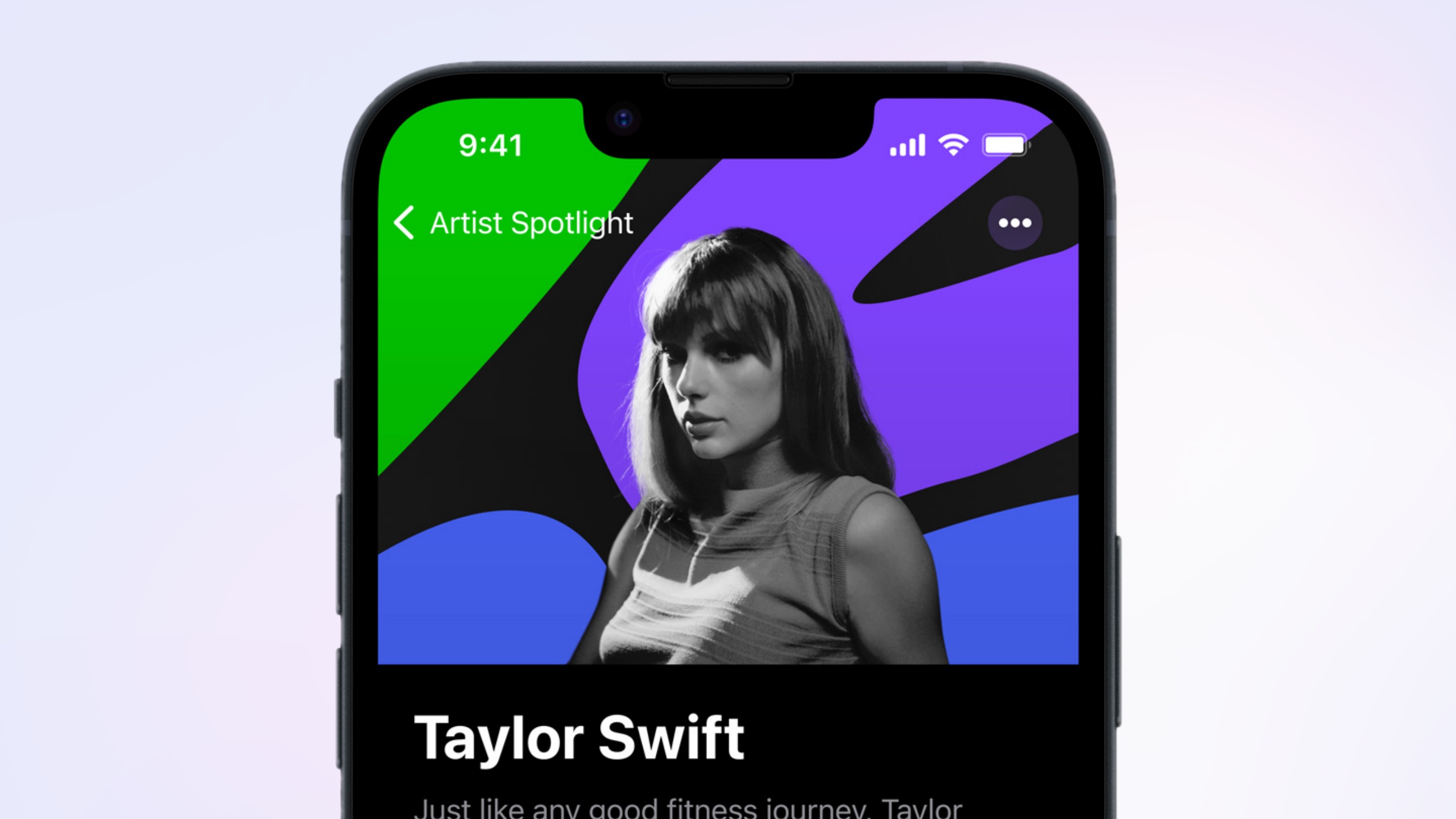 Apple Fitness Taylor Swift