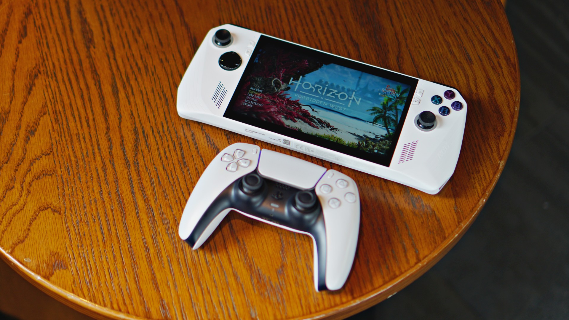 ROG Ally, Dual Sense, Horizon Forbidden West