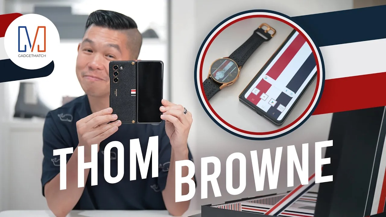 Thom Browneトムブラウン Galaxy Z Fold5 watch6 Samsung announces this year's limited Thom Browne edition for