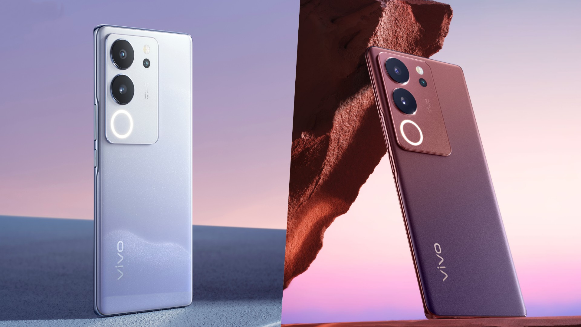 vivo V29 5G 2 colors: Starry Purple, Magic Maroon