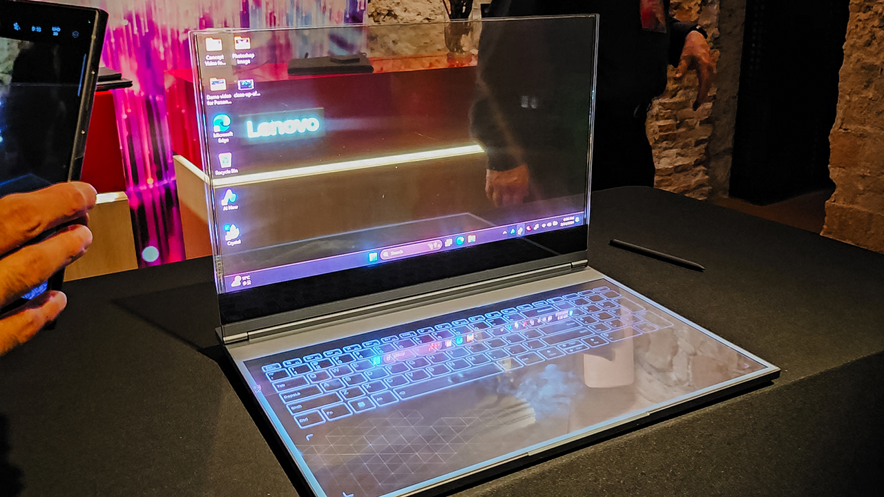 Lenovo ThinkBook Transparent Display Laptop