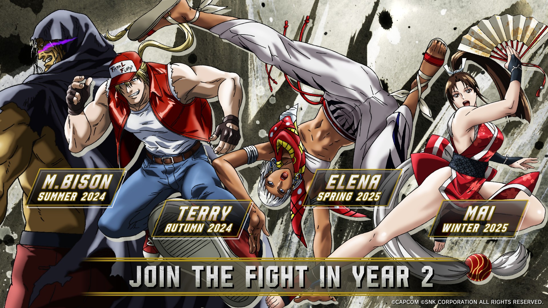 Street Fighter 6 Year 2 features M. Bison, Fatal Fury crossover