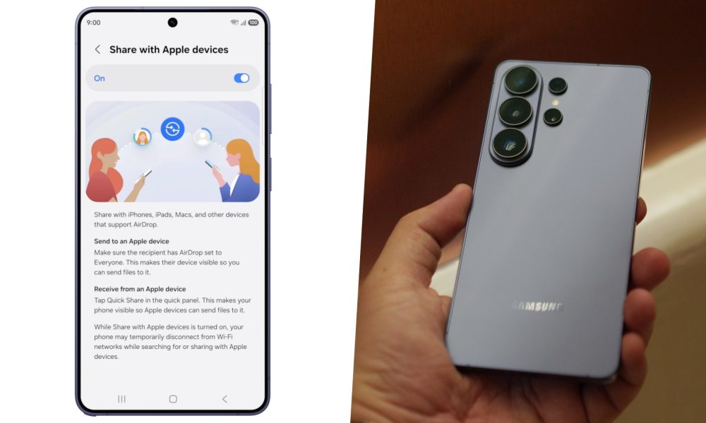Samsung brings AirDrop support to Quick Share with Galaxy S26 series -  GadgetMatch