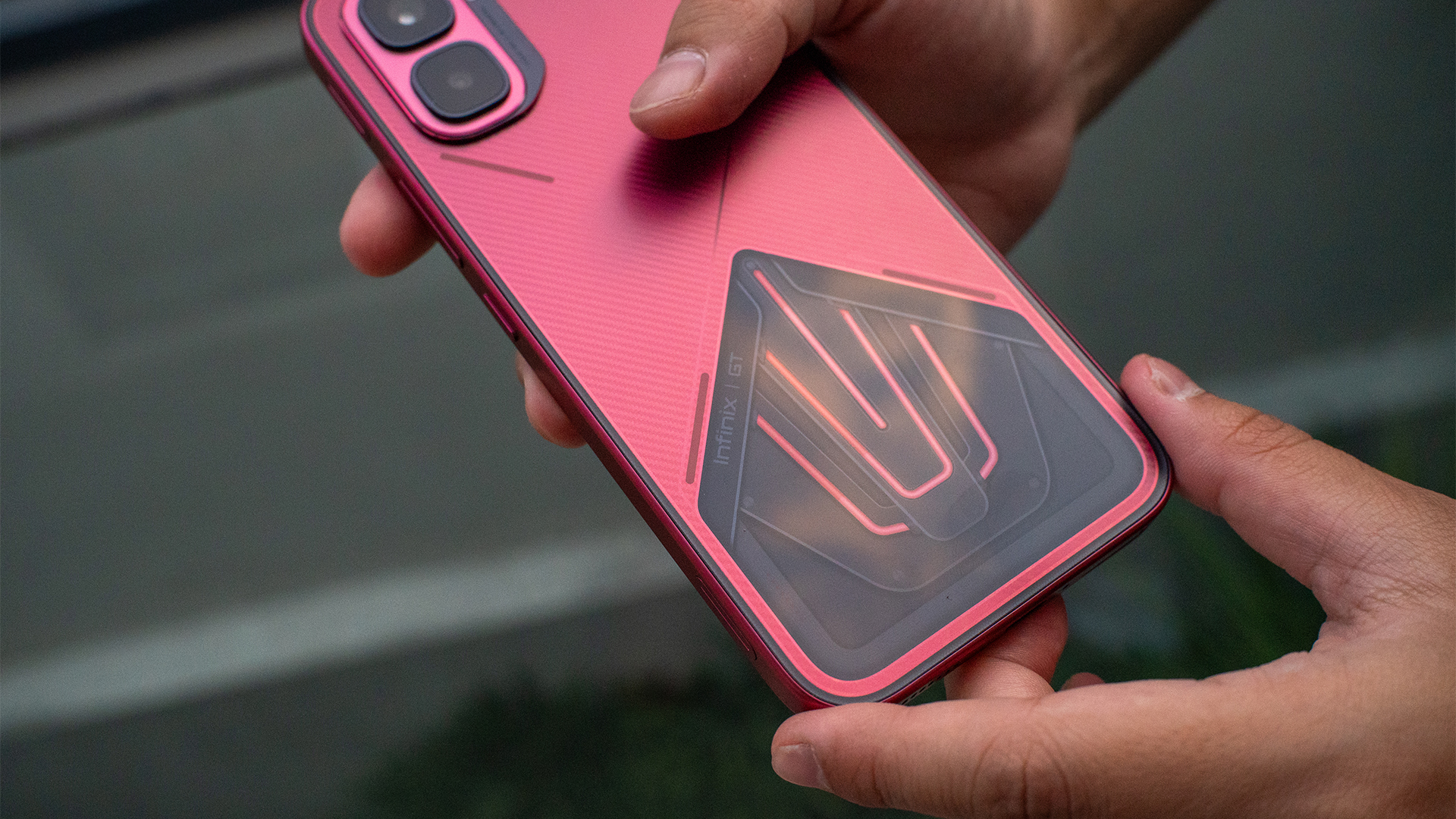 The Infinix GT 50 Pro has the most inspired design for a gaming phone