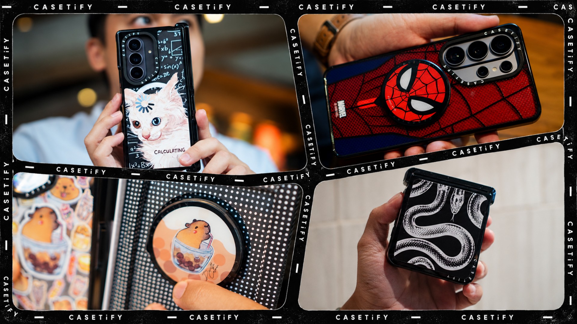CASETiFY cases for Galaxy Z8 series phones